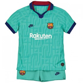Koszulka FC Barcelona Dziecięcy Trzeci Koszulki Piłkarskie 2019-2020 Krótki Rękaw